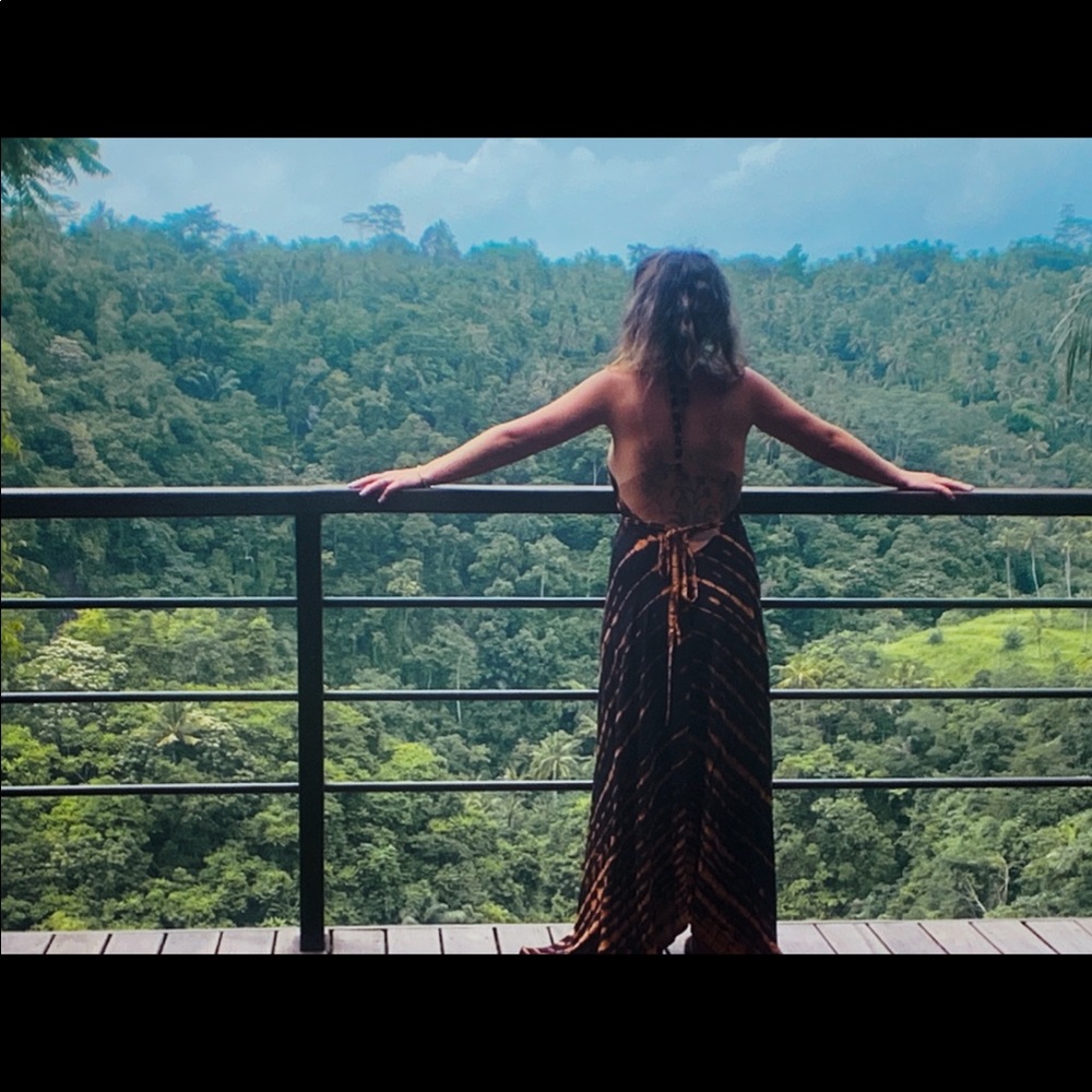 Backless Maxi Dress - image 2